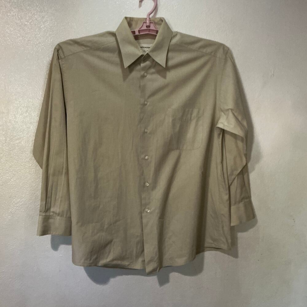 Pronto-uomo tan long sleeve shirt size 16 32/33